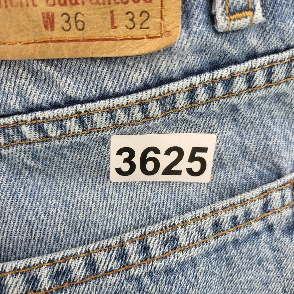 Levis 560 Jeans‎ Mens 36x32 Light Wash Blue Denim Relaxed Tapered Leg Fit